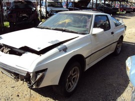 1987 MITSUBISHI STARION, COLOR- WHITE STK# 103496