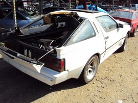 1987 MITSUBISHI STARION, COLOR- WHITE STK# 103496