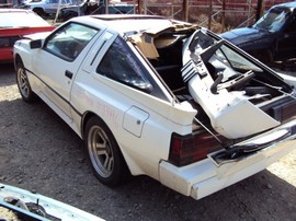 1987 MITSUBISHI STARION, COLOR- WHITE STK# 103496