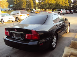 2001 MITSUBISHI DIAMANTE 4 DOOR SEDAN LS MODEL 3.5L V6 AT FWD COLOR BLUE 143647