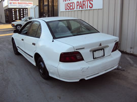 1999 MITSUBISHI GALANT 4 DOOR SEDAN DE MODEL 2.4L AT FWD COLOR WHITE 143648