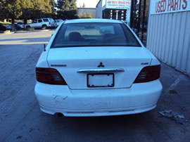 1999 MITSUBISHI GALANT 4 DOOR SEDAN DE MODEL 2.4L AT FWD COLOR WHITE 143648