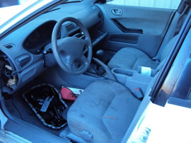 1999 MITSUBISHI GALANT 4 DOOR SEDAN DE MODEL 2.4L AT FWD COLOR WHITE 143648