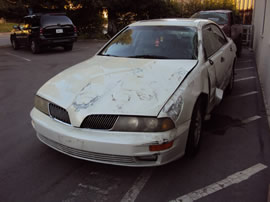 2003 MITRSUBISHI DIAMANTE 4 DOOR SEDAN LE MODEL 3.5L V6 AT FWD COLOR WHITE 143649