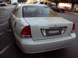 2003 MITRSUBISHI DIAMANTE 4 DOOR SEDAN LE MODEL 3.5L V6 AT FWD COLOR WHITE 143649