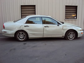 2003 MITRSUBISHI DIAMANTE 4 DOOR SEDAN LE MODEL 3.5L V6 AT FWD COLOR WHITE 143649