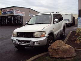 2001 MITSUBISHI MONTERO SUV LIMITED MODEL 3.5L V6 AT 4X4 COLOR WHITE 143651