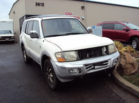 2001 MITSUBISHI MONTERO SUV LIMITED MODEL 3.5L V6 AT 4X4 COLOR WHITE 143651