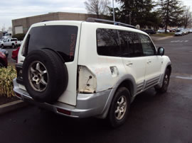 2001 MITSUBISHI MONTERO SUV LIMITED MODEL 3.5L V6 AT 4X4 COLOR WHITE 143651