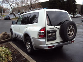 2001 MITSUBISHI MONTERO SUV LIMITED MODEL 3.5L V6 AT 4X4 COLOR WHITE 143651
