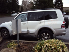 2001 MITSUBISHI MONTERO SUV LIMITED MODEL 3.5L V6 AT 4X4 COLOR WHITE 143651