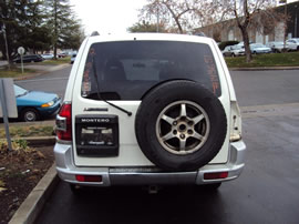 2001 MITSUBISHI MONTERO SUV LIMITED MODEL 3.5L V6 AT 4X4 COLOR WHITE 143651