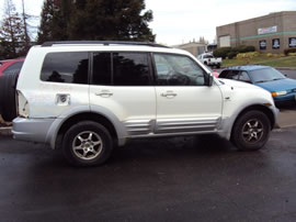 2001 MITSUBISHI MONTERO SUV LIMITED MODEL 3.5L V6 AT 4X4 COLOR WHITE 143651