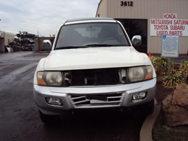 2001 MITSUBISHI MONTERO SUV LIMITED MODEL 3.5L V6 AT 4X4 COLOR WHITE 143651