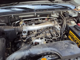 2001 MITSUBISHI MONTERO SUV LIMITED MODEL 3.5L V6 AT 4X4 COLOR WHITE 143651