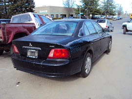 2003 MITSUBISHI GALANT DE MODEL 2.4L AT FWD COLOR BLACK 143652