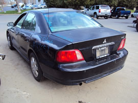 2003 MITSUBISHI GALANT DE MODEL 2.4L AT FWD COLOR BLACK 143652