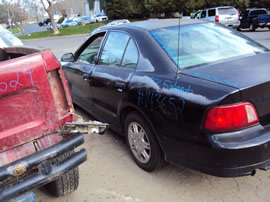 2003 MITSUBISHI GALANT DE MODEL 2.4L AT FWD COLOR BLACK 143652