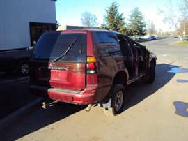 2000 MITSUBISHI MONTERO SPORT SUV ES MODEL 3.0L V6 AT 2WD COLOR RED 133619