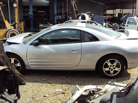 2003 MITSUBISHI ECLIPSE GS MODEL COUPE 2.4L 4CYL AT FWD COLOR SILVER STK 133623