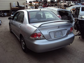 2004 MITSUBISHI LANCER 4 DOOR SEDAN OZ MODEL 2.0L MT FWD COLOR SILVER 143654