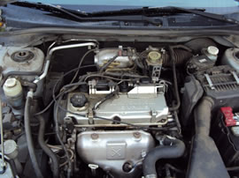 2004 MITSUBISHI LANCER 4 DOOR SEDAN OZ MODEL 2.0L MT FWD COLOR SILVER 143654