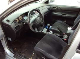 2004 MITSUBISHI LANCER 4 DOOR SEDAN OZ MODEL 2.0L MT FWD COLOR SILVER 143654