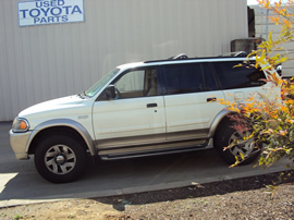 2000 MITSUBISHI MONTERO SPORT XLS MODEL 3.0L V6 AT 2WD COLOR WHITE STK 133625