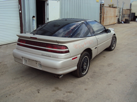 1990 MITSUBISHI ECLIPSE GSX MODEL 2.0L DOHC TURBO MT AWD COLOR SILVER  STK 133624