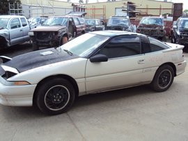 1990 MITSUBISHI ECLIPSE GSX MODEL 2.0L DOHC TURBO MT AWD COLOR SILVER  STK 133624