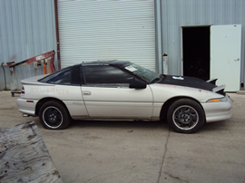 1990 MITSUBISHI ECLIPSE GSX MODEL 2.0L DOHC TURBO MT AWD COLOR SILVER  STK 133624