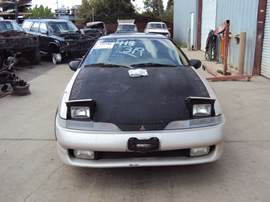 1990 MITSUBISHI ECLIPSE GSX MODEL 2.0L DOHC TURBO MT AWD COLOR SILVER  STK 133624