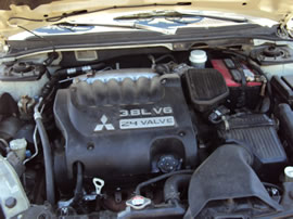 2004 MITSUBISHI GALANT GTS MODEL 3.8L V6 AT FWD COLOR WHITE 143656
