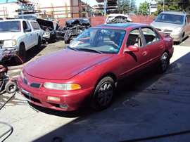 1998 MITSUBISHI GALANT LS MODEL 4 DOOR SEDAN 2.4L AT FWD COLOR RED STK 133631