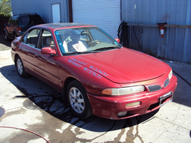 1998 MITSUBISHI GALANT LS MODEL 4 DOOR SEDAN 2.4L AT FWD COLOR RED STK 133631