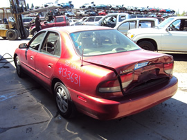 1998 MITSUBISHI GALANT LS MODEL 4 DOOR SEDAN 2.4L AT FWD COLOR RED STK 133631