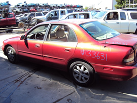 1998 MITSUBISHI GALANT LS MODEL 4 DOOR SEDAN 2.4L AT FWD COLOR RED STK 133631
