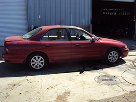 1998 MITSUBISHI GALANT LS MODEL 4 DOOR SEDAN 2.4L AT FWD COLOR RED STK 133631