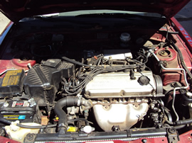 1998 MITSUBISHI GALANT LS MODEL 4 DOOR SEDAN 2.4L AT FWD COLOR RED STK 133631