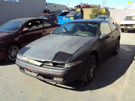 1990 MITSUBISHI ECLIPSE GS MODEL 2.0L TURBO MT FWD COLOR BLACK  143660