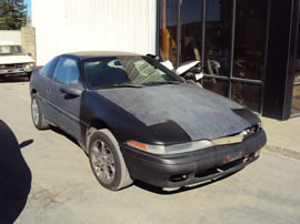 1990 MITSUBISHI ECLIPSE GS MODEL 2.0L TURBO MT FWD COLOR BLACK  143660