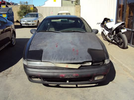 1990 MITSUBISHI ECLIPSE GS MODEL 2.0L TURBO MT FWD COLOR BLACK  143660