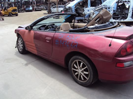 2001 MITSUBISHI ECLIPSE 2 DOOR SPYDER CONVERTIBLE GS MODEL 2.4L AT FWD COLOR MAROON  143662