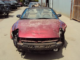 2001 MITSUBISHI ECLIPSE 2 DOOR SPYDER CONVERTIBLE GS MODEL 2.4L AT FWD COLOR MAROON  143662