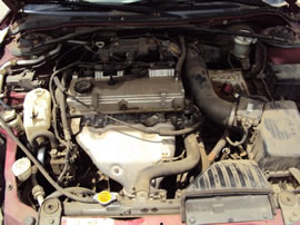 2001 MITSUBISHI ECLIPSE 2 DOOR SPYDER CONVERTIBLE GS MODEL 2.4L AT FWD COLOR MAROON  143662