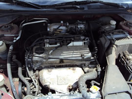 2003 MITSUBISHI LANCER 4 DOOR SEDAN ES MODEL 2.0L AT FWD COLOR RED 143663