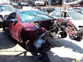 2003 MITSUBISHI ECLIPSE 2 DOOR COUPE GS MODEL 2.4L AT FWD COLOR RED 133635