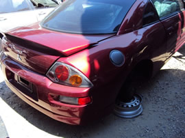 2003 MITSUBISHI ECLIPSE 2 DOOR COUPE GS MODEL 2.4L AT FWD COLOR RED 133635