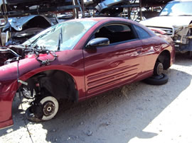 2003 MITSUBISHI ECLIPSE 2 DOOR COUPE GS MODEL 2.4L AT FWD COLOR RED 133635