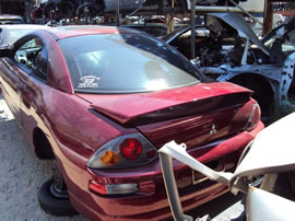 2003 MITSUBISHI ECLIPSE 2 DOOR COUPE GS MODEL 2.4L AT FWD COLOR RED 133635